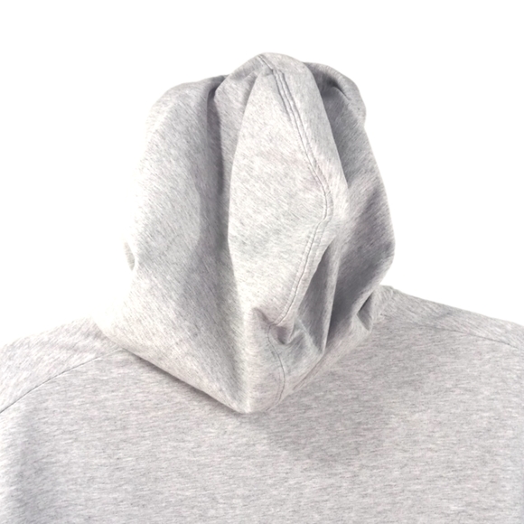 PUMA Gray Crop Longsleeved Sweatshirt Pullover Hoodie SZ Medium - Picture 5 of 9